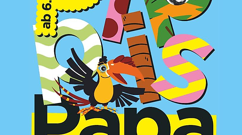 Plakatmotiv "Pippis Papa und eine wirklich wahre Geschichte aus dem Pazifik"