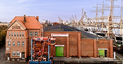 Deutsches Hafenmuseum im Aufbau