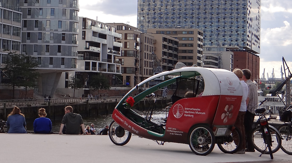 Stadtrundfahrt per E-Rikscha & Fahrrad