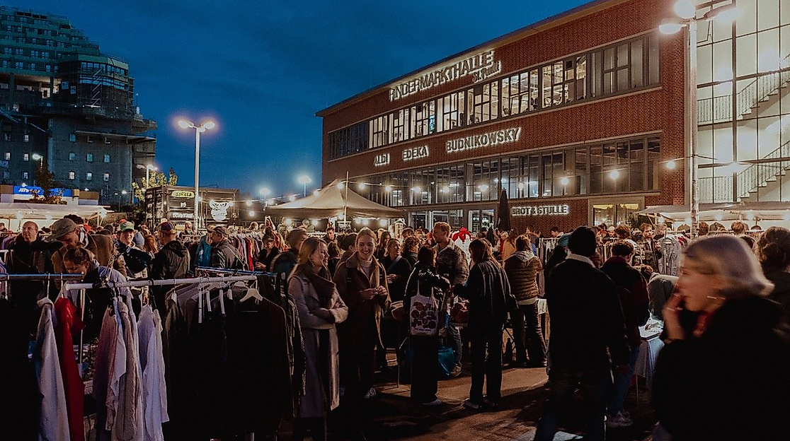 Nachtflohmarkt Rindermarkthalle St. Pauli