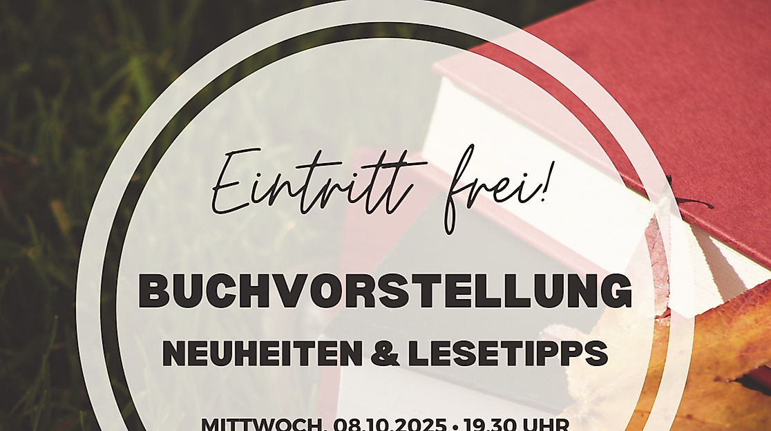 Ankündigung Buchvorstellung Oktober 2025