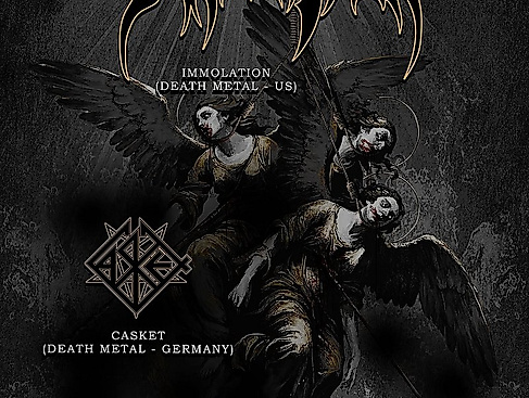 Konzertposter für Immolation und Casket im Bambi Galore am 04.08.2026
