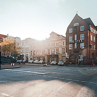 Reeperbahn mit Davidwache