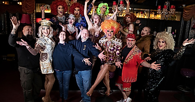 Olivia Jones und Familie im The BUNNY BURLESQUE St. Pauli