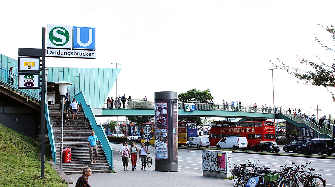 Treffpunkt: U-/S-Bahnhof Landungsbrücken