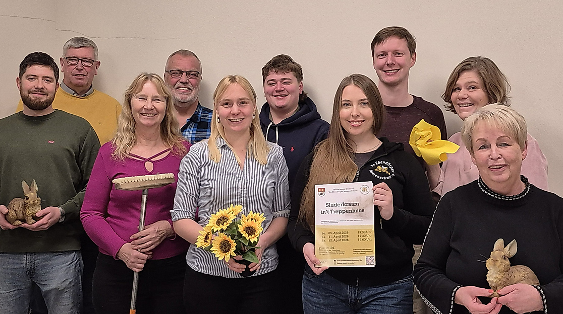 Ostertheater in Evendorf – Plattdeutsche Komödie „Sluderkraam in’t Treppenhuus“