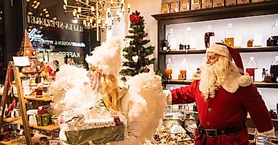 Christmas market at the HafenCity