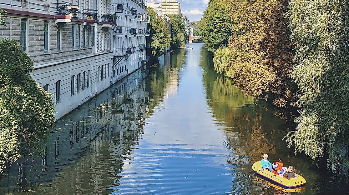 Isebek Kanal ind Eppendorf