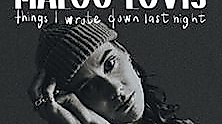 Malou Lovis - Things I wrote down last night - Tour 2025