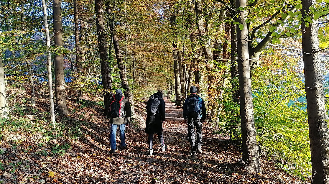 Pilgern im Herbst