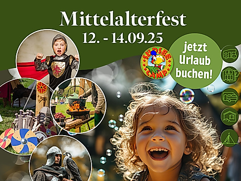 Mittelalterfest: mittelalterliches Treyben 2025 im Südsee-Camp Wietzendorf