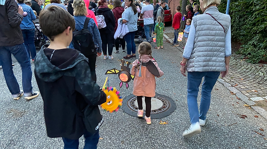 Laternenumzug Feuerwehr Geesthacht