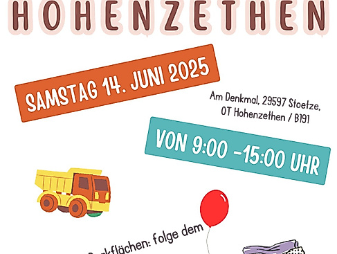 Flohmarkt 2025 Plakat