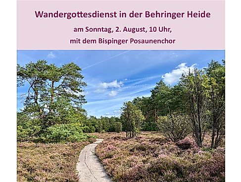Wandergottesdienst in der Behringer Heide