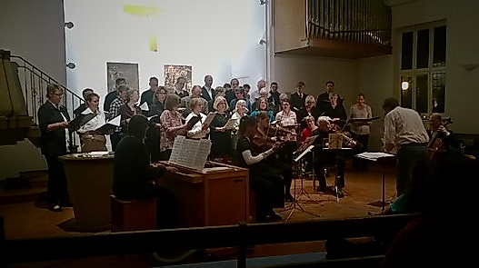 Chormusik im Gottesdienst am Ewigkeitssonntag in der Kapelle Holstenkamp