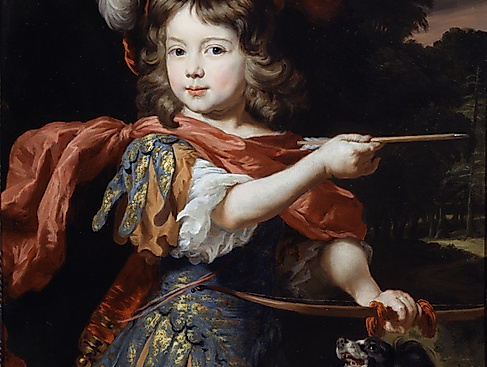 Nicolas Maes, Bildnis eines Knaben im Kostüm des Adonis, Gemäldegalerie der Akademie der bildenen Künste Wien