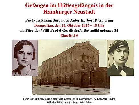 Plakat Hüttengefängnis Bredelgesellschaft