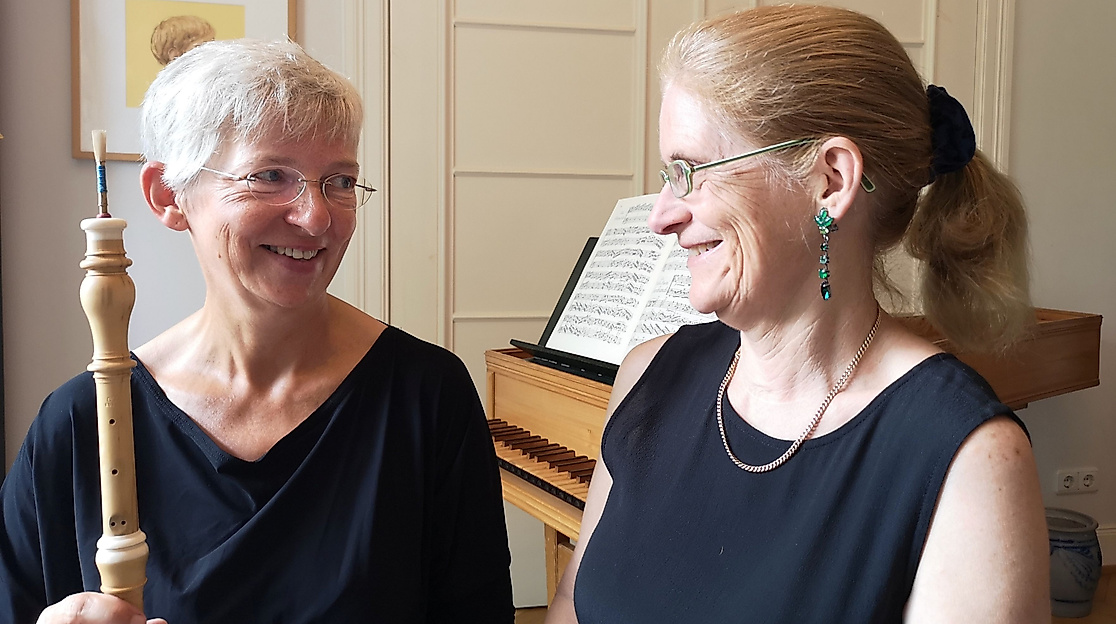 Birgit Bahr und Anke Dennert