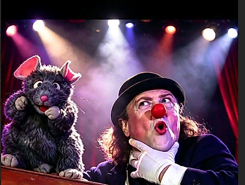 Es zeigt unseren Clown Zaroki