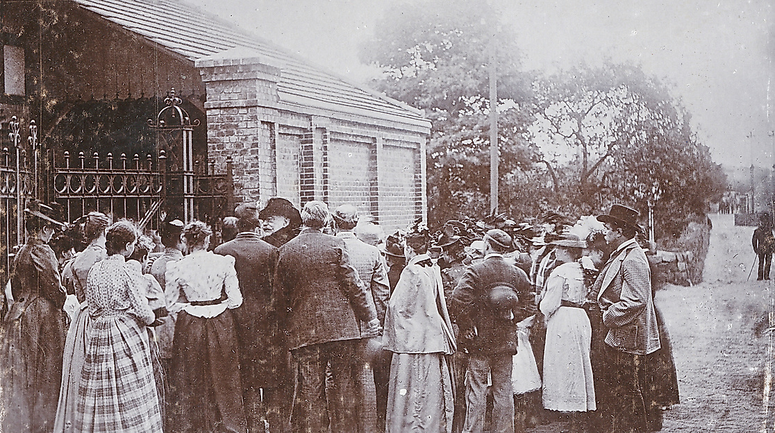 Huldigung vor dem Fürstenhause, 1892