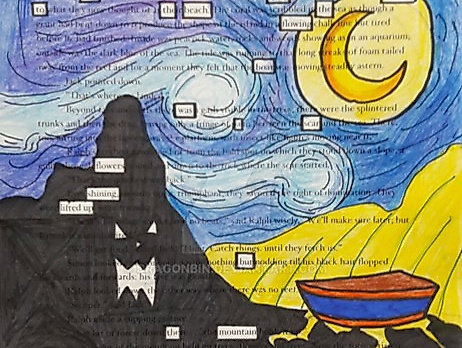 blackout poetry - DragonBin