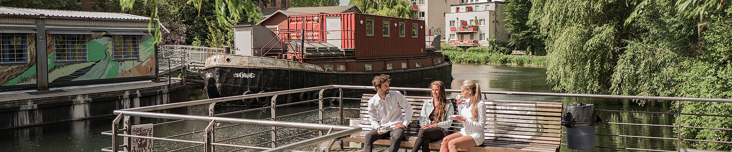 Mittagspause in Wilhelmsburg in Hamburg