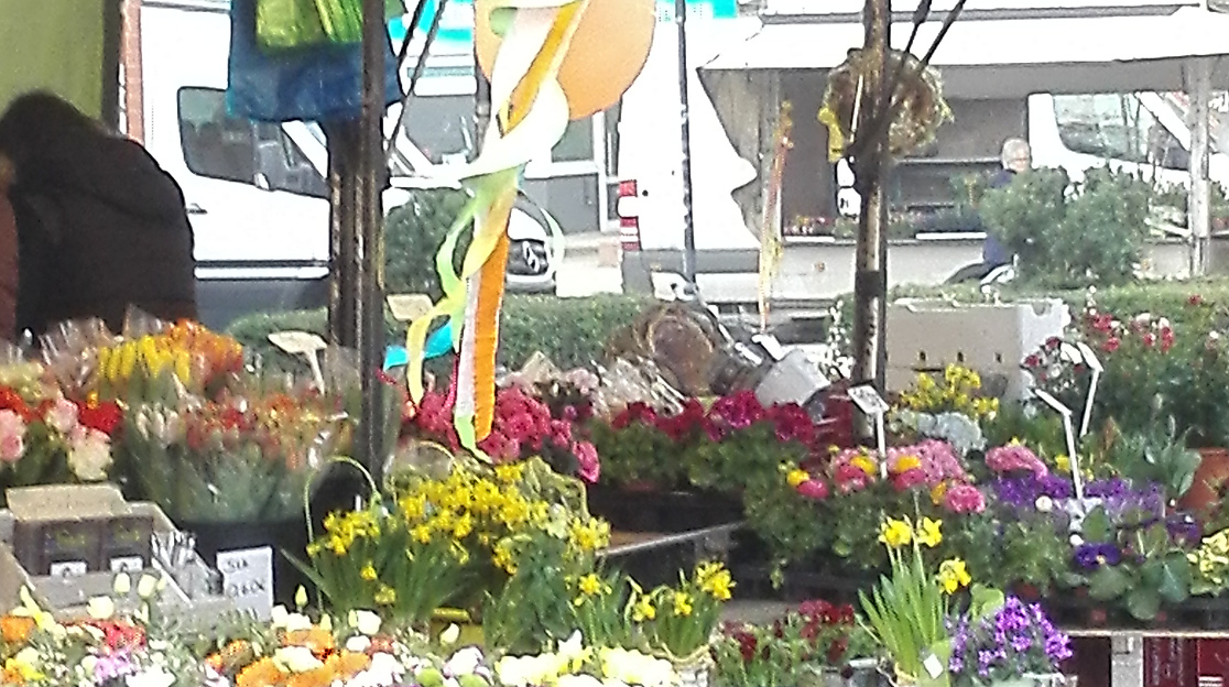 Frühling auf dem Lauenburger Wochenmarkt