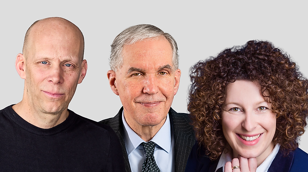 Konstantin Richter, Prof. Dr. Burkhard Schwenker, Simone Salden (v.l.n.r.)