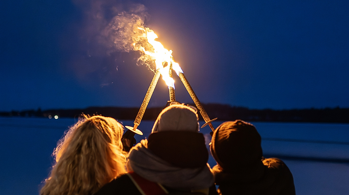 Fackelwanderung am Dieksee