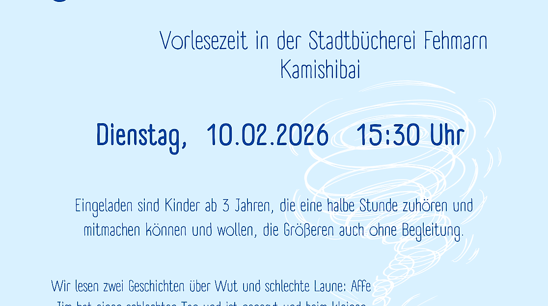 Vorlesezeit in der Stadtbücherei am 10.02.26