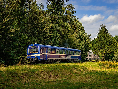 Triebwagen VT125 der Bleckeder Kleinbahn