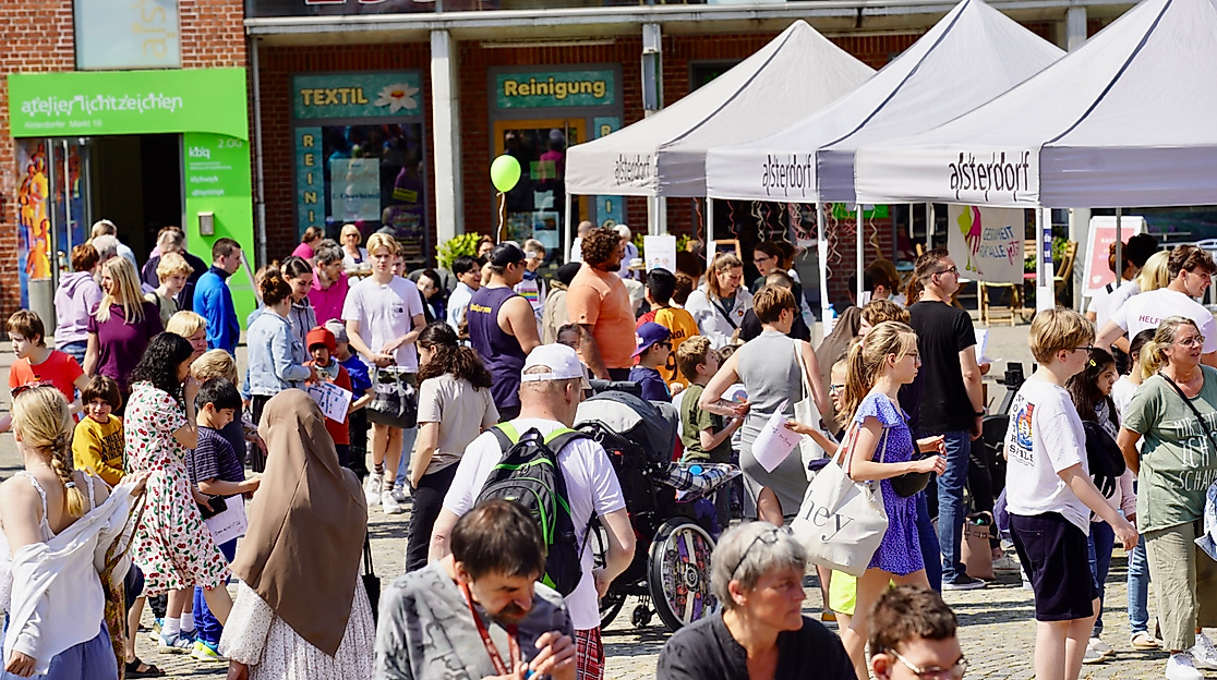 Sportlicher Marktplatz der Ev. Stiftung Alsterdorf