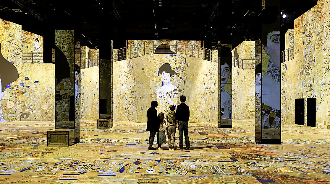 Ausstellung Gustav Klimt Port des Lumières