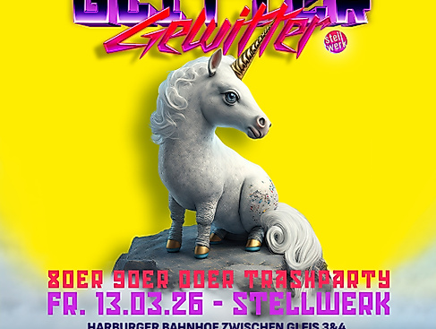 Glittergewitter Trash Pop Party