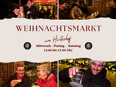 Weihnachtsmarkt im Hinterhof