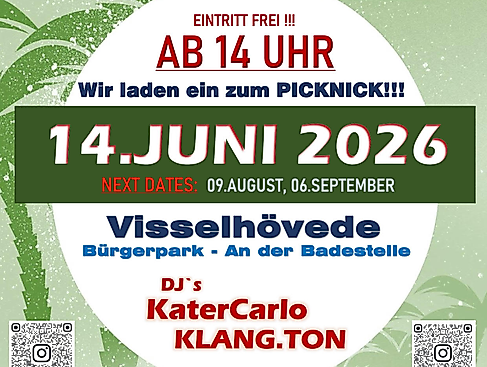 Electro Vibes mit Picknick im Bürgerpark Visselseen