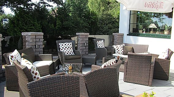 Hotel Cordes am Rosengarten, Rosengarten: Terrasse