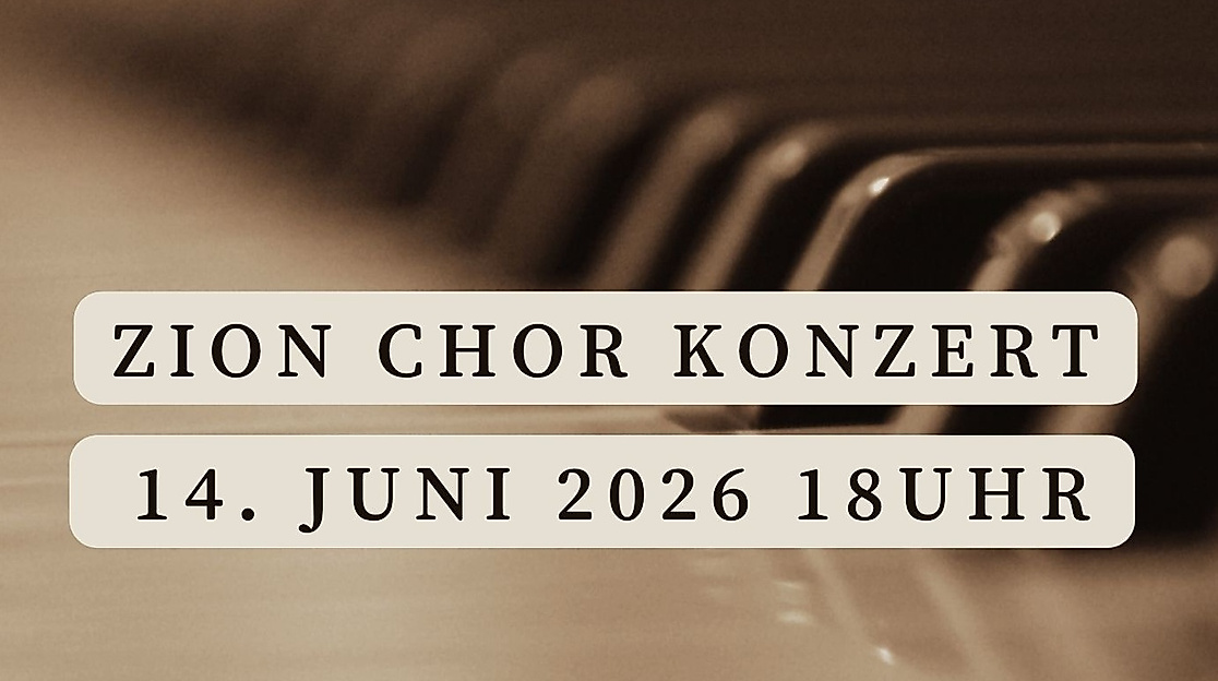 Einladungsplakat zum Konzert am 14.06.2026