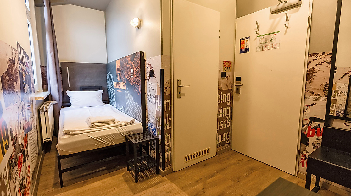 Hotel A&O Hamburg Hauptbahnhof: Single room