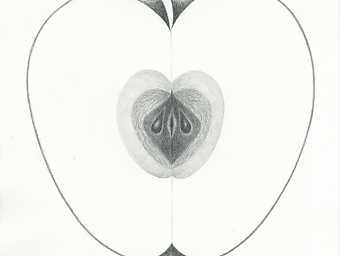 Halber Apfel
