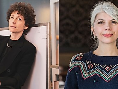 Autor:innen Marica Bodrožić und Sasha Marianna Salzmann