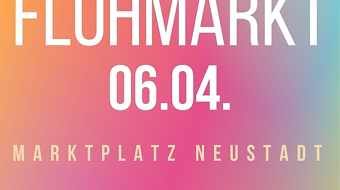 Flohmarkt Plakat 06.04.2026