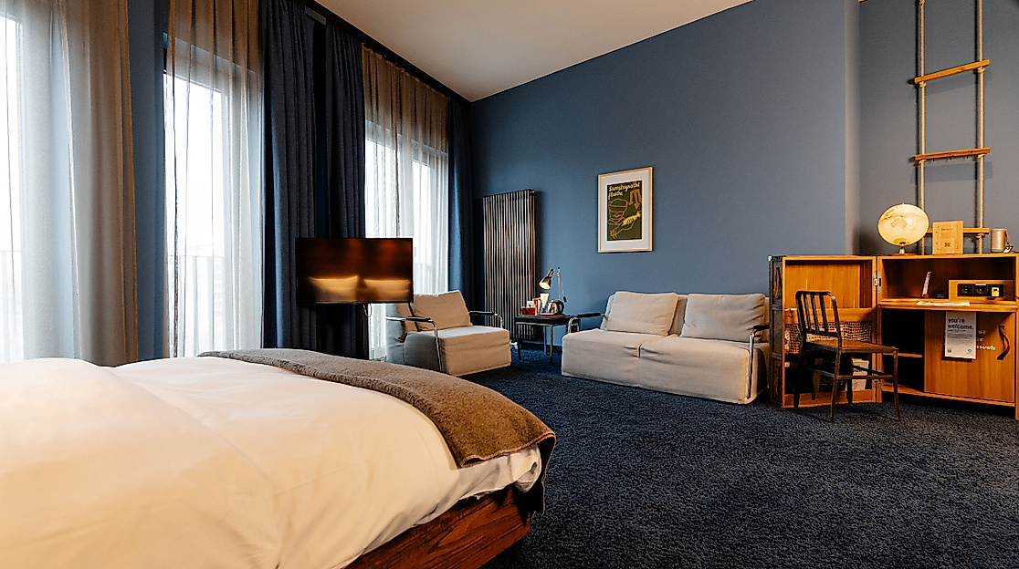 25hours Hotel HafenCity: Zimmer Extra Large