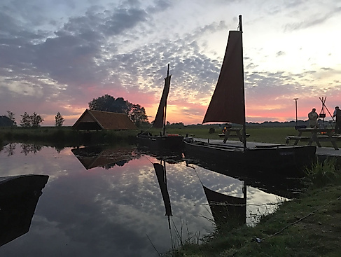Abendstimmung am Torfschiffhafen Foto Findorffs Erben
