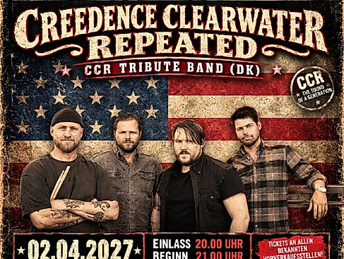 Creedence Clearwater Repeated – CCR Tribute Band (DK) Dänemarks authentischste Creedence Clearwater Revival Band!