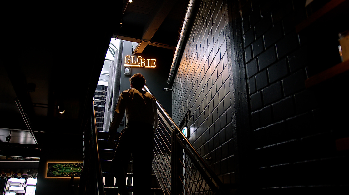 Treppe nach oben zum Glorie