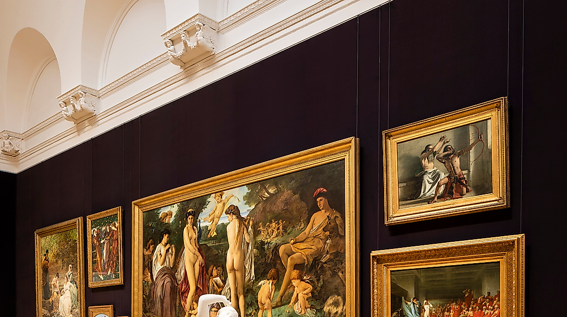 Raumansicht_Makart-Saal mit 'Das Urteil des Paris' von A. Feuerbach_HF_F. Dott-1