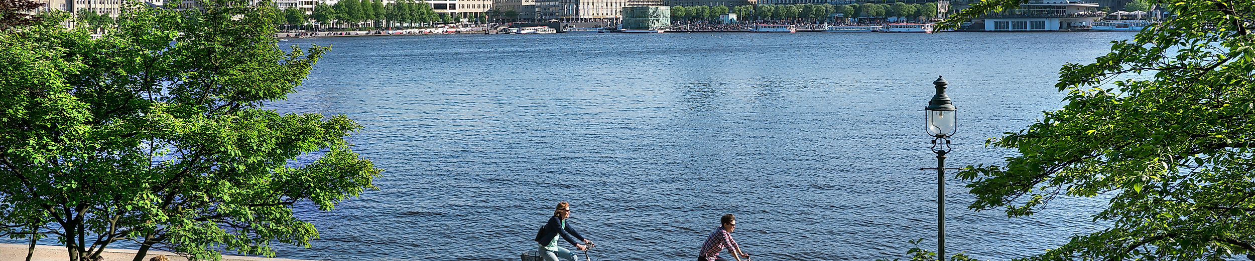 Binnenalster im Sommer
