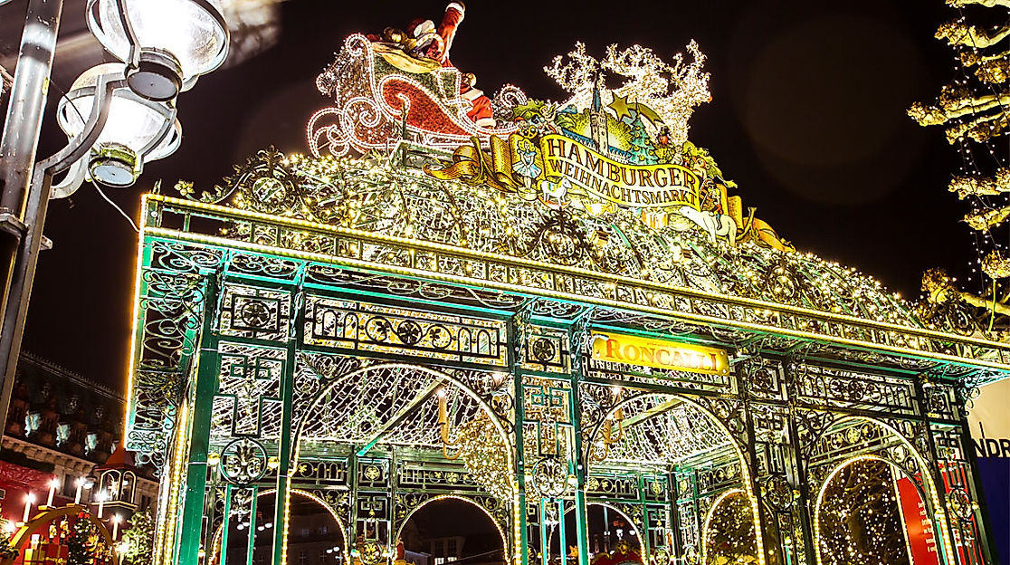 Roncalli Weihnachtsmakrt am Rathausmarkt Hamburg