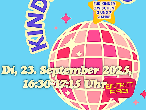 KulturAs kleine Kinderdisco 23. September 2025